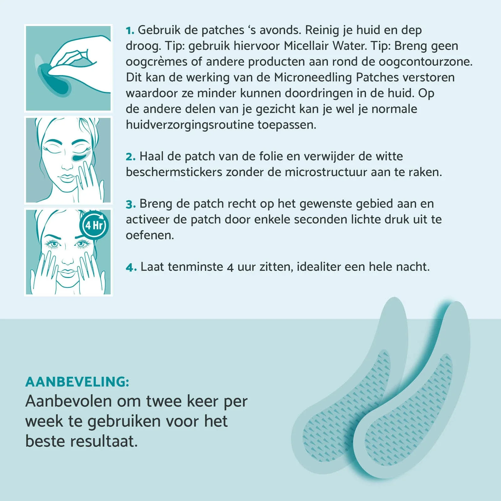 Eye Bags & Dark Circles Microneedling Patches - Image 5